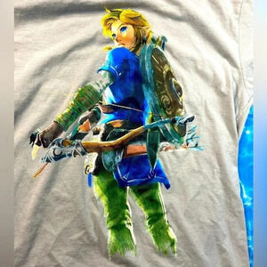 The Legend of Zelda Breath of  the Wild - T Shirt - Large